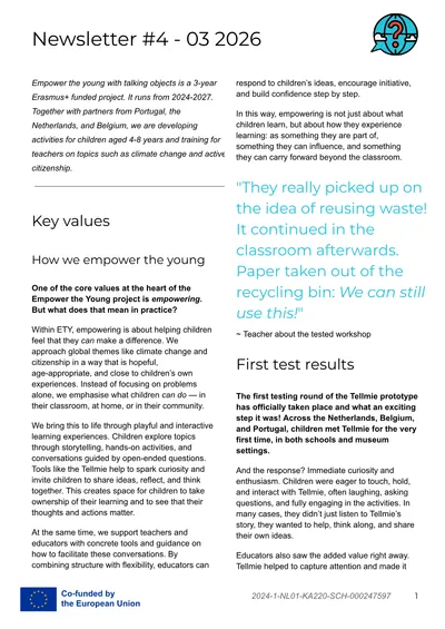 Newsletter #4